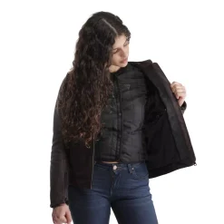 ITINERE CHAQUETA DE CUERO MOTO MUJER