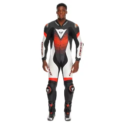 LAGUNA SECA 6 - MONO DE MOTO 1 PIEZA EN CUERO PERFORADO HOMBRE