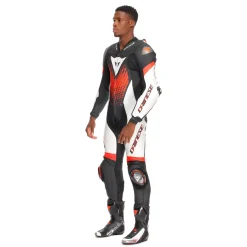 LAGUNA SECA 6 - MONO DE MOTO 1 PIEZA EN CUERO PERFORADO HOMBRE