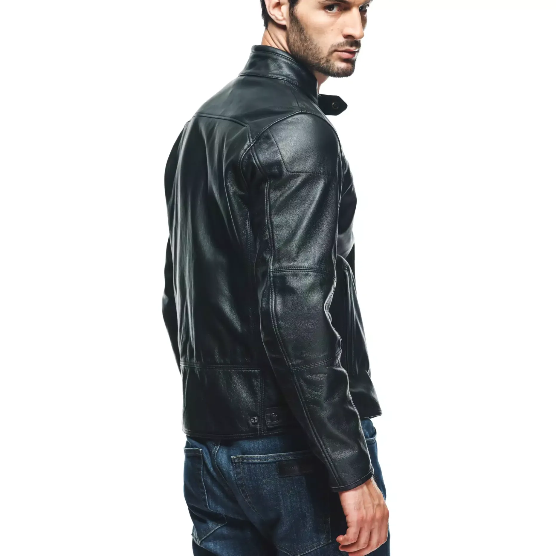 MIKE 3 CHAQUETA DE CUERO MOTO HOMBRE