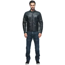 MIKE 3 CHAQUETA DE CUERO MOTO HOMBRE
