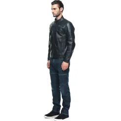 MIKE 3 CHAQUETA DE CUERO MOTO HOMBRE