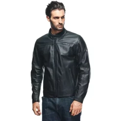 MIKE 3 CHAQUETA DE CUERO MOTO HOMBRE