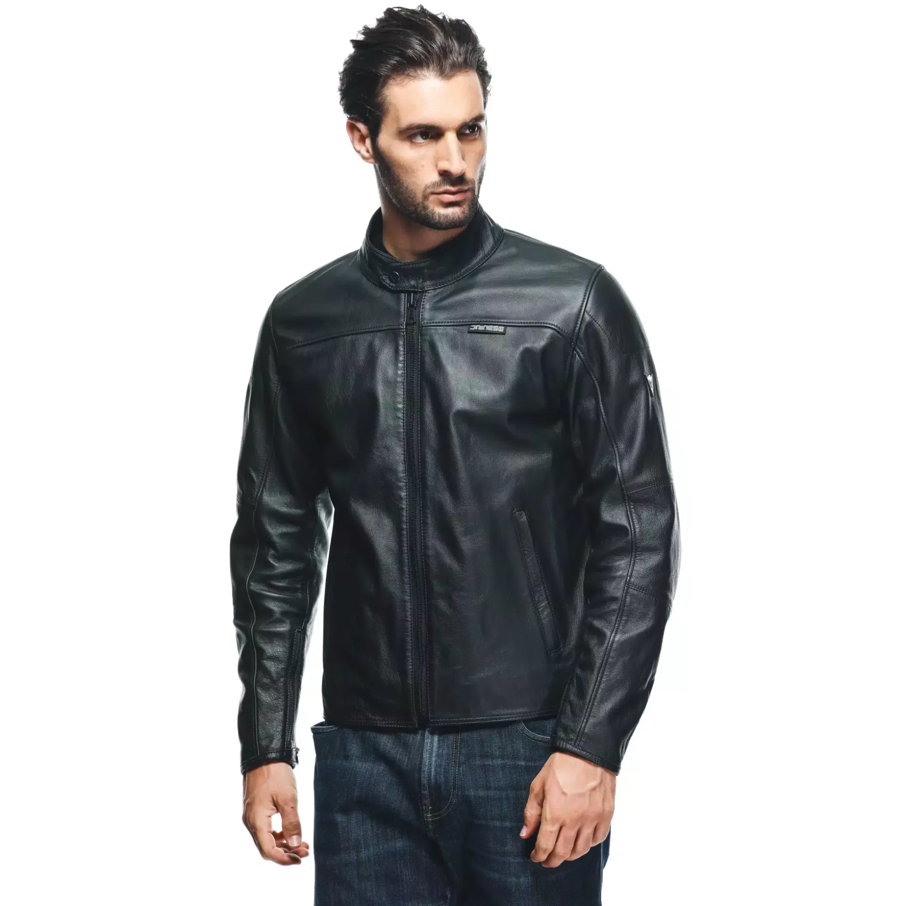 MIKE 3 CHAQUETA DE CUERO MOTO HOMBRE