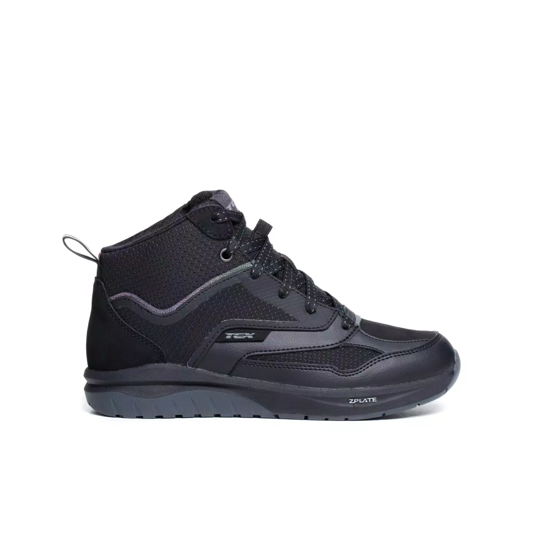 NALBAK WP ZAPATOS DE MOTO MUJER - NEGRO/IRIDISCENTE