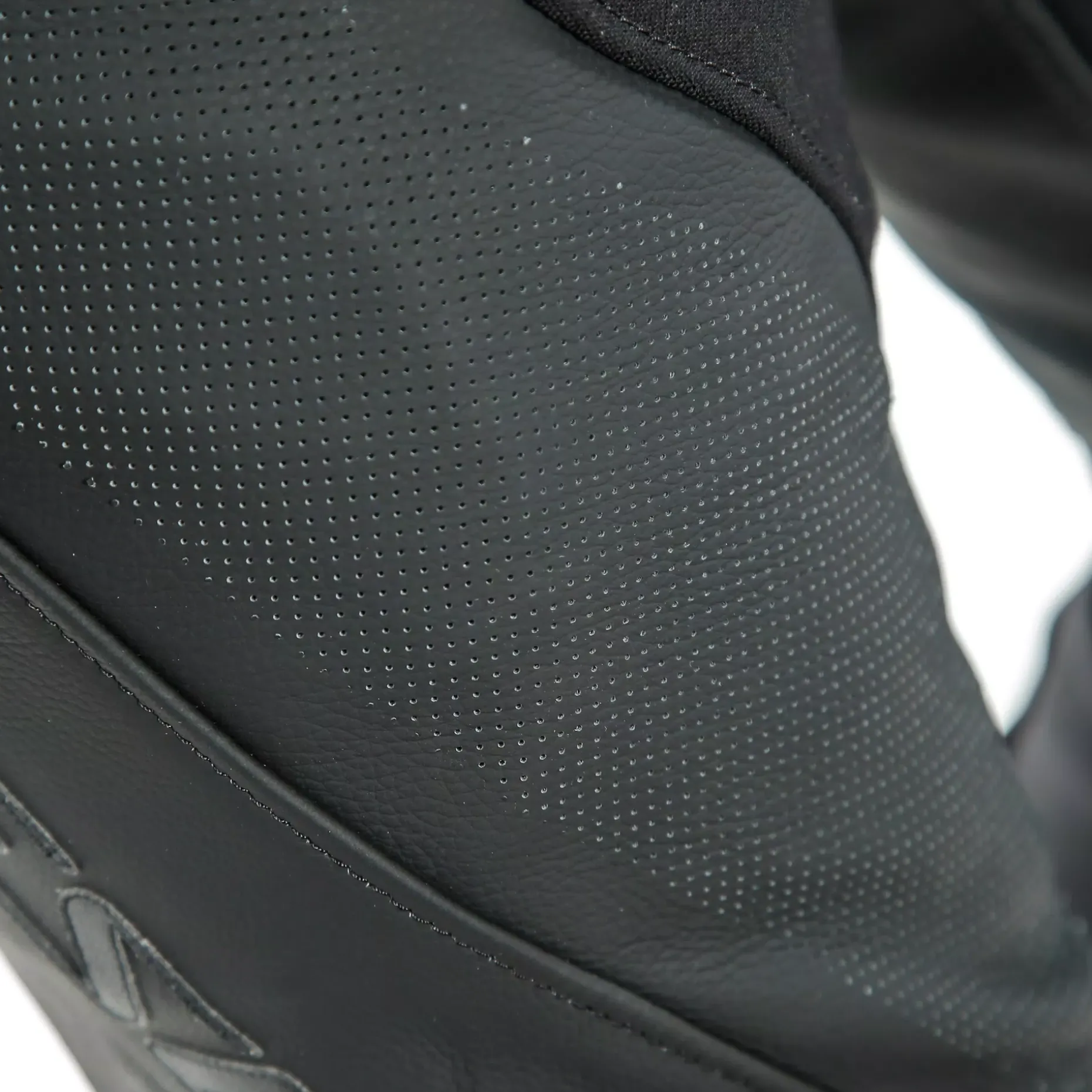 PONY 3 PANTALONES DE CUERO PERFORADO MOTO HOMBRE