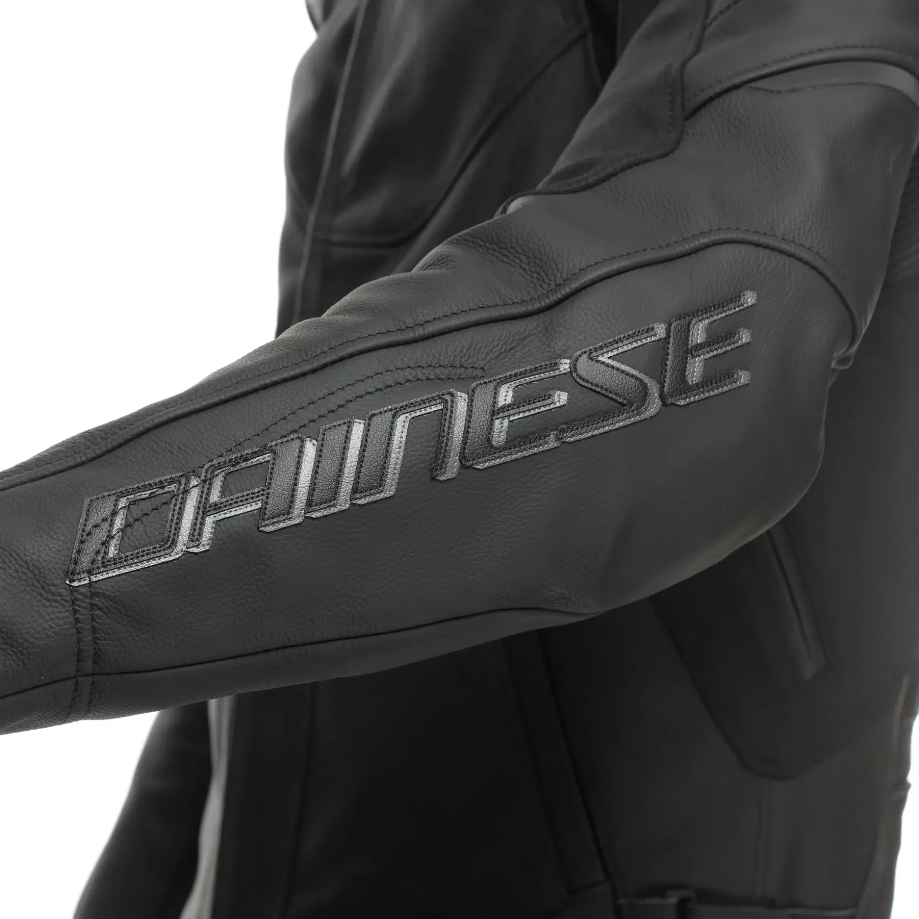 RACING 5 - CHAQUETA DE MOTO DE CUERO HOMBRE - TALLA SHORT/TALL (S/T)