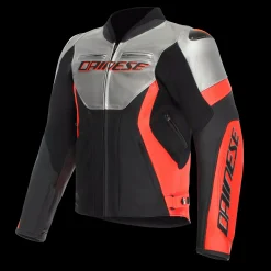 RACING 5 - CHAQUETA MOTO DE CUERO HOMBRE