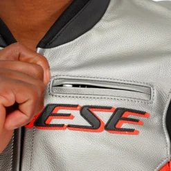 RACING 5 - CHAQUETA MOTO DE CUERO HOMBRE
