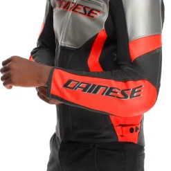 RACING 5 - CHAQUETA MOTO DE CUERO HOMBRE