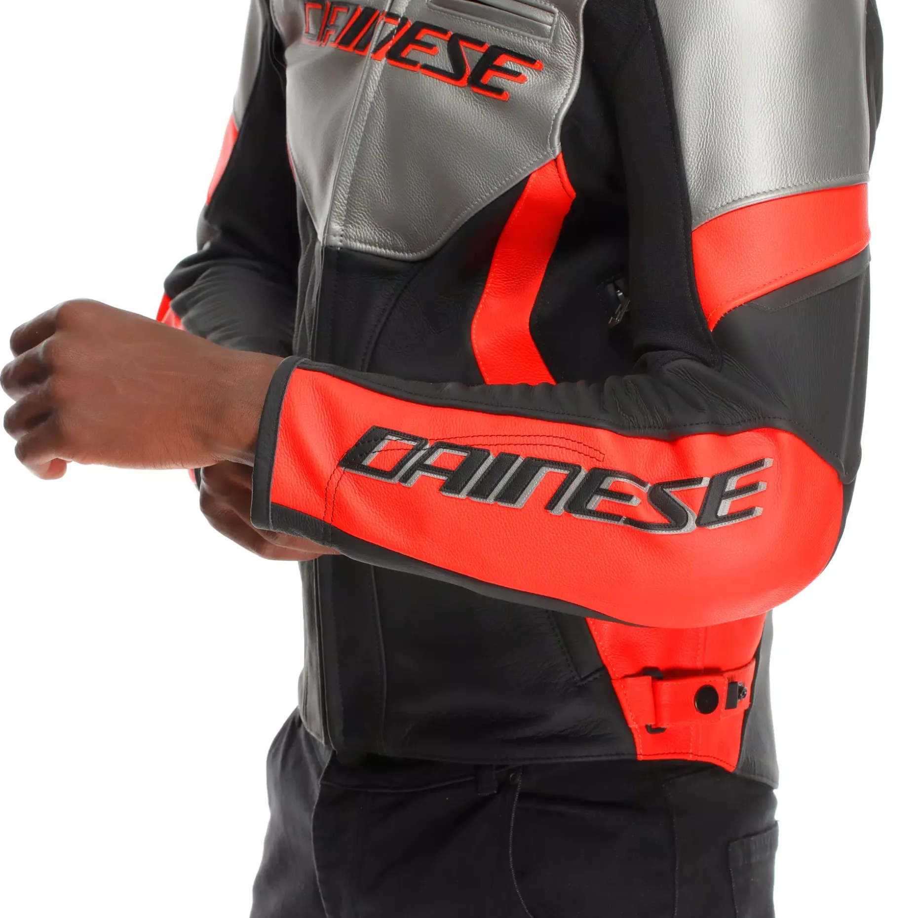 RACING 5 - CHAQUETA MOTO DE CUERO HOMBRE