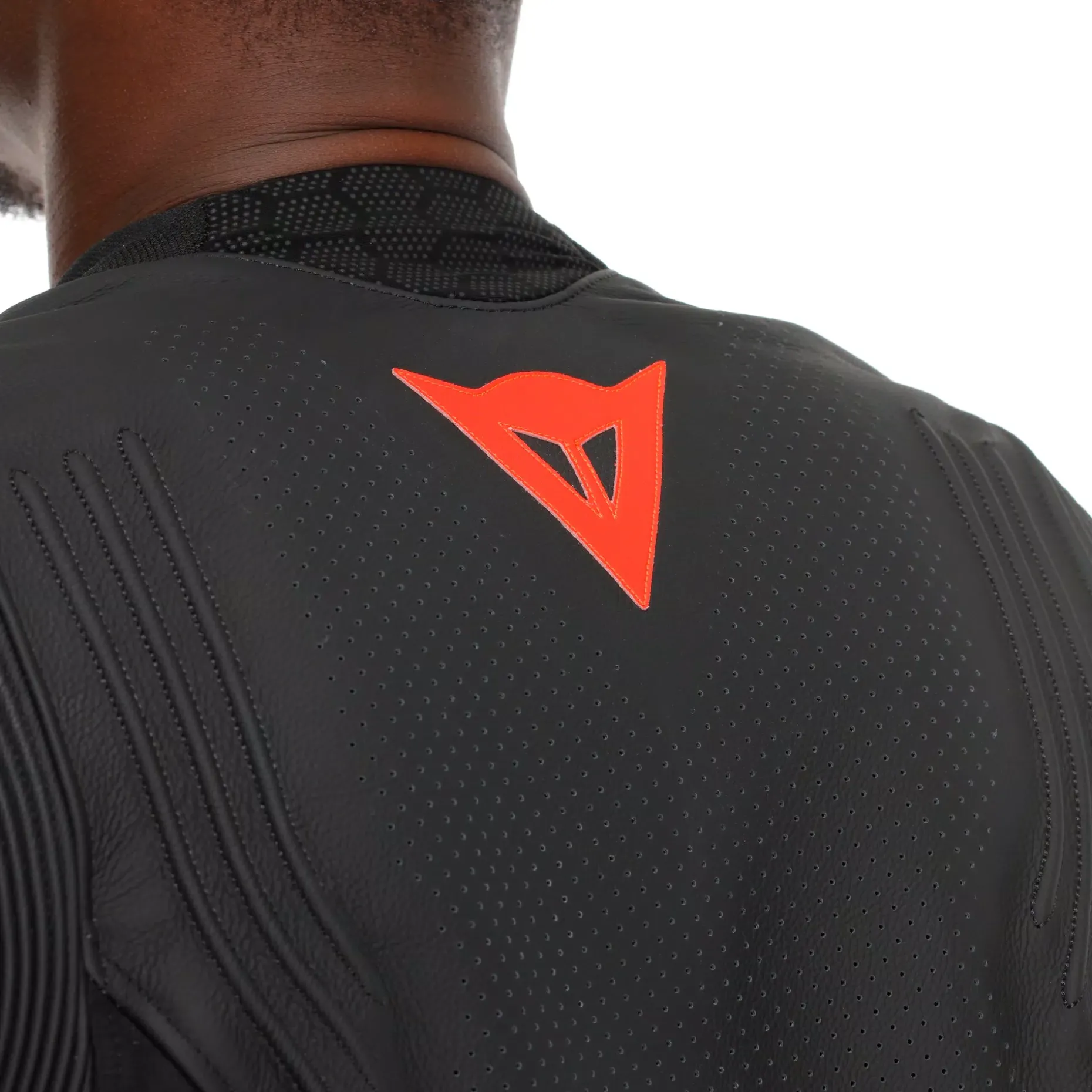 RACING 5 - CHAQUETA MOTO DE CUERO PERFORADA HOMBRE