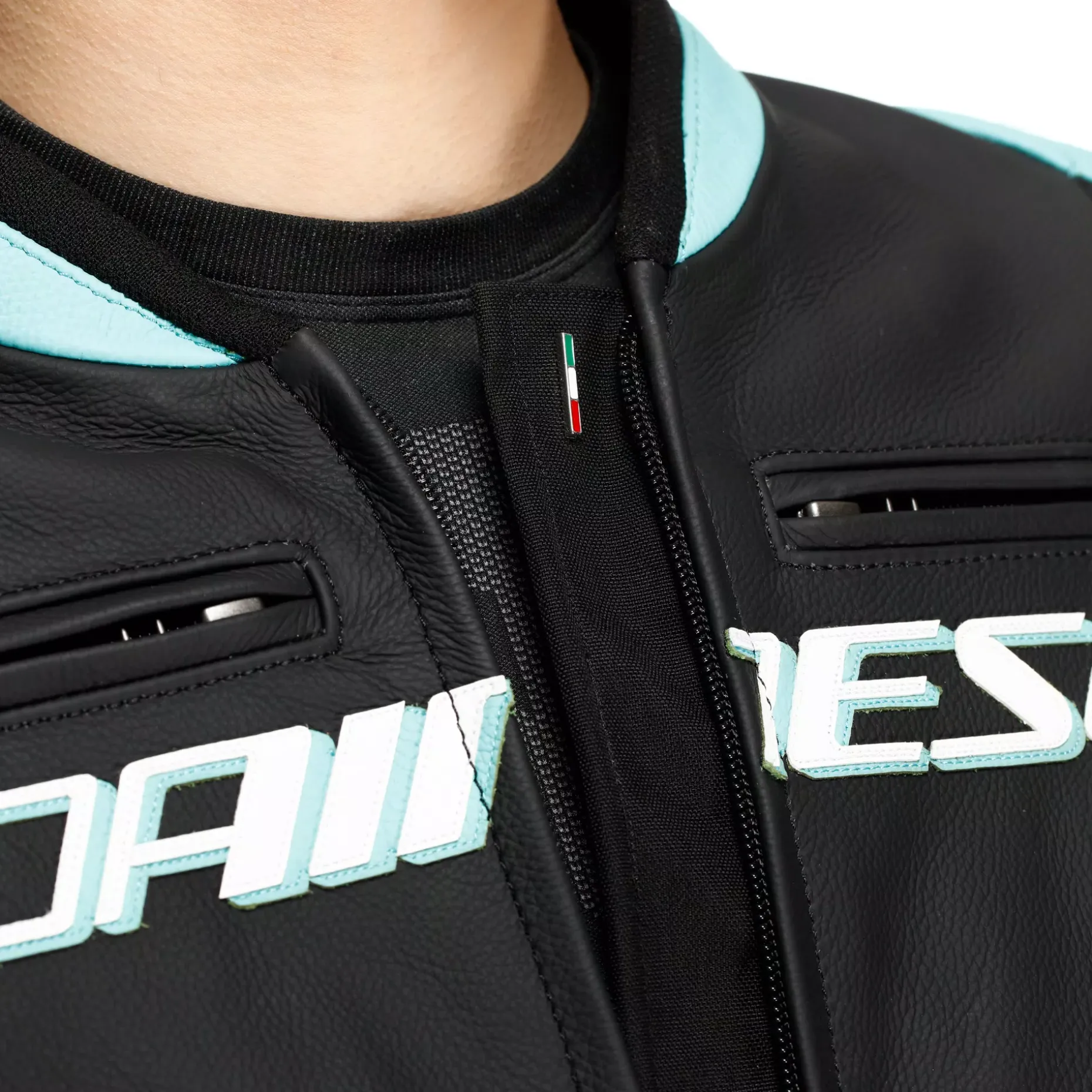 RACING 5 - CHAQUETA MOTO DE CUERO MUJER