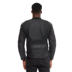 RACING 5 - CHAQUETA MOTO DE CUERO PERFORADA HOMBRE