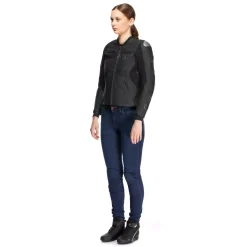 RACING 5 - CHAQUETA MOTO DE CUERO MUJER