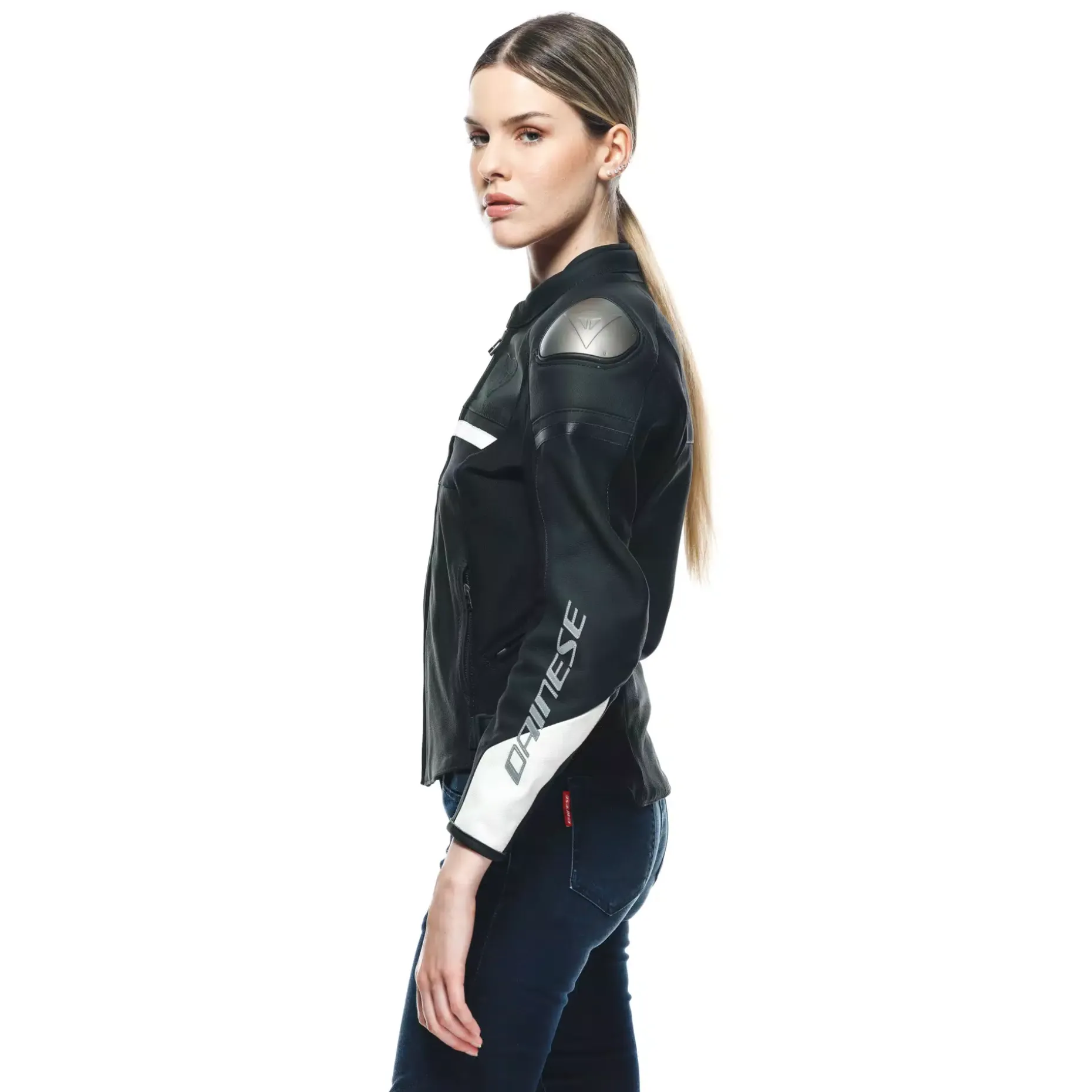 RAPIDA CHAQUETA DE CUERO MOTO MUJER