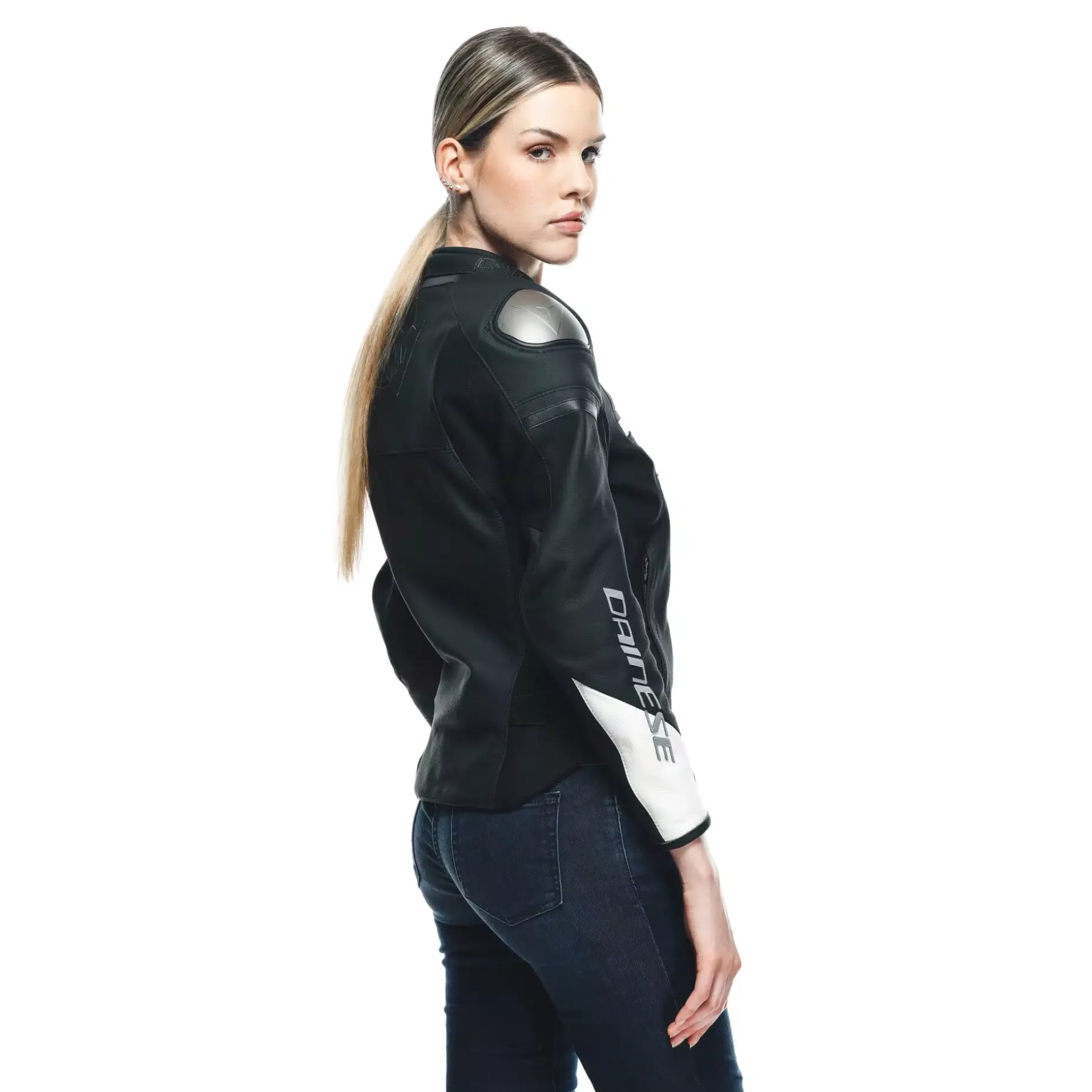 RAPIDA CHAQUETA DE CUERO MOTO MUJER