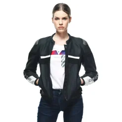RAPIDA CHAQUETA DE CUERO MOTO MUJER