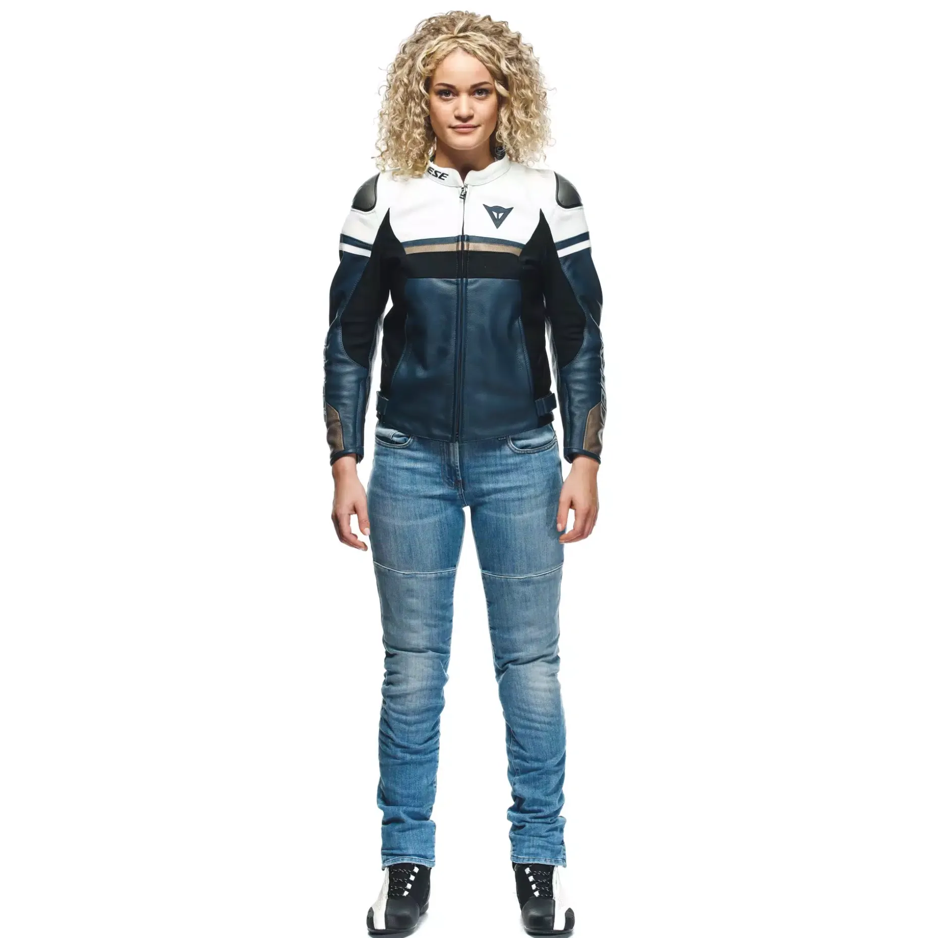 RAPIDA CHAQUETA DE CUERO MOTO MUJER