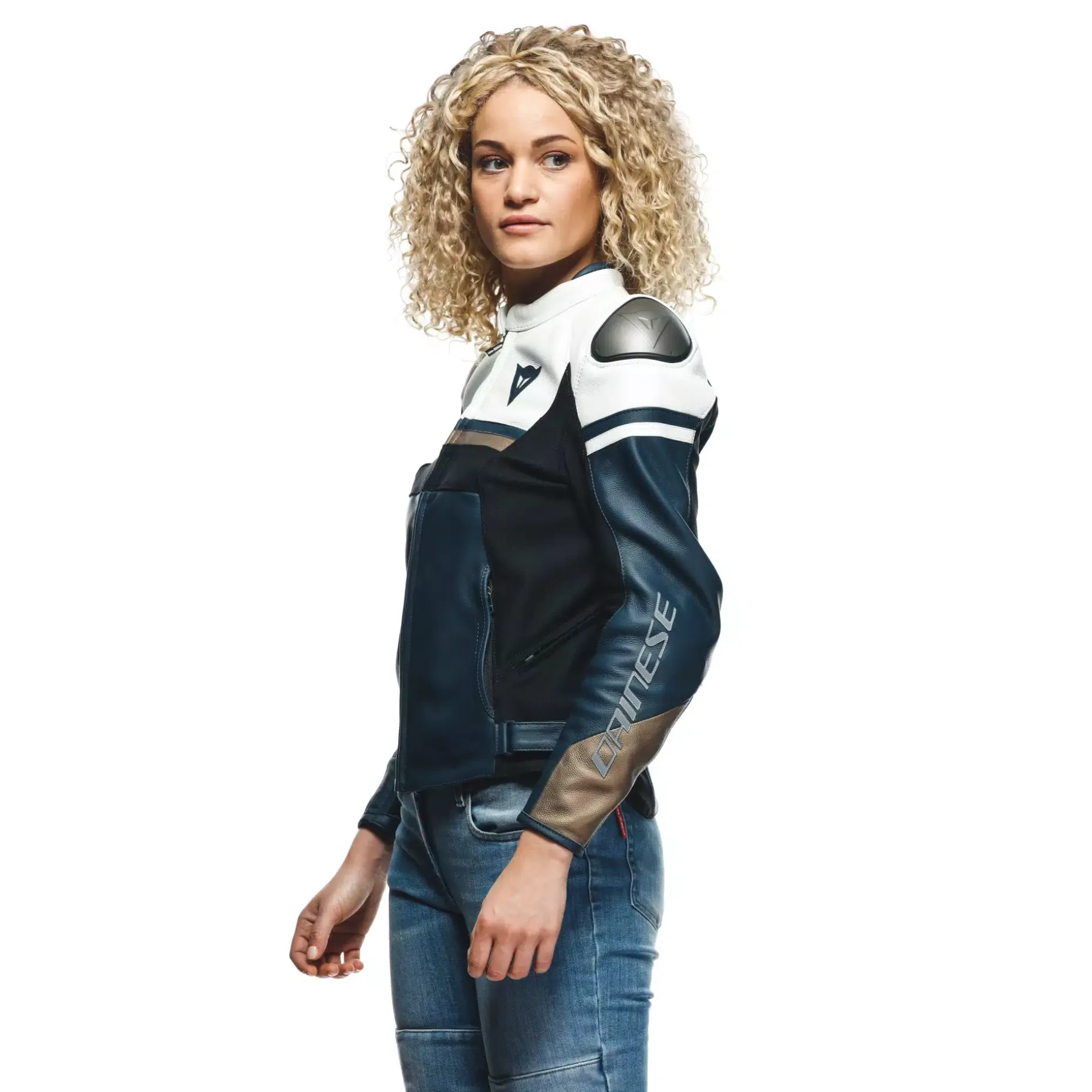 RAPIDA CHAQUETA DE CUERO MOTO MUJER