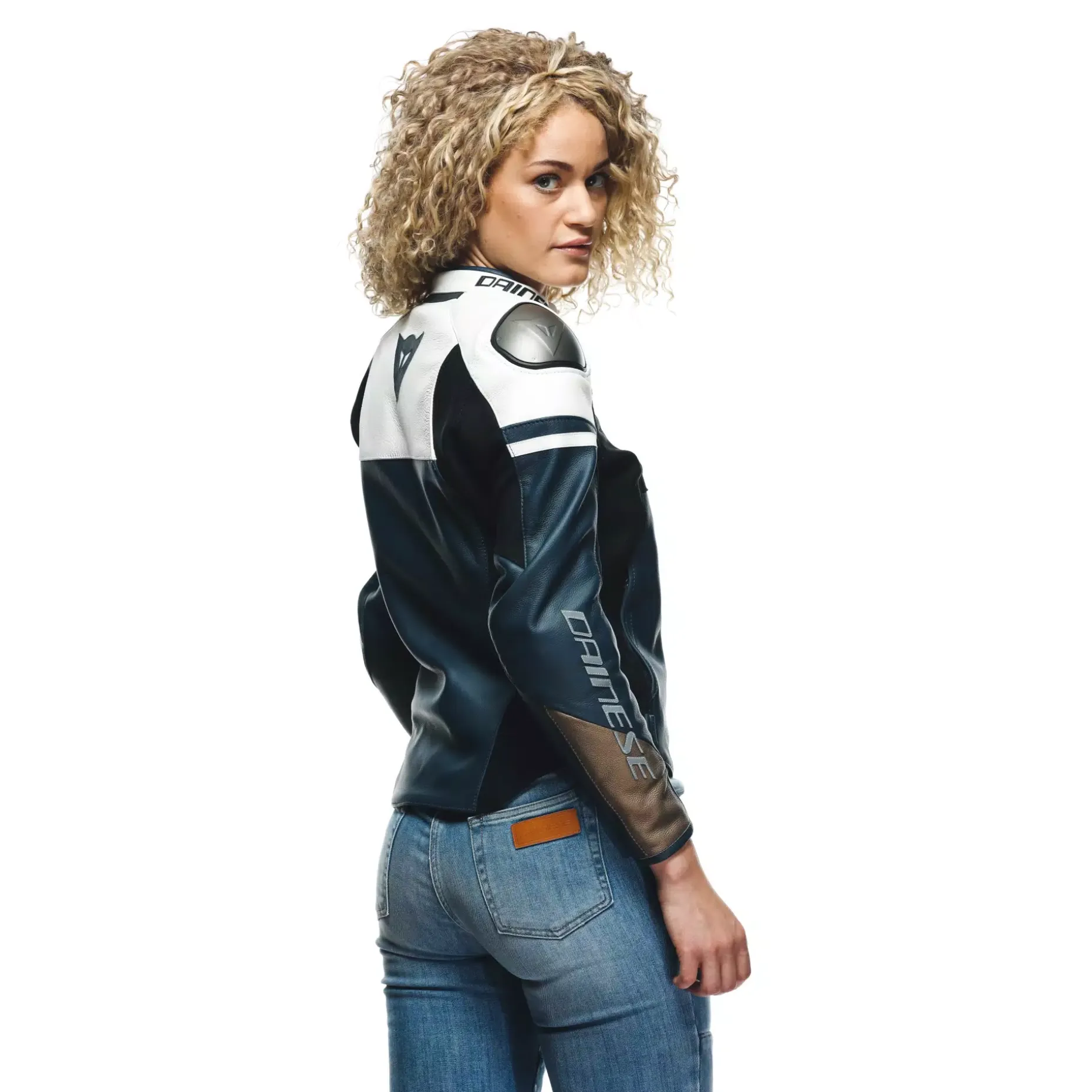 RAPIDA CHAQUETA DE CUERO MOTO MUJER