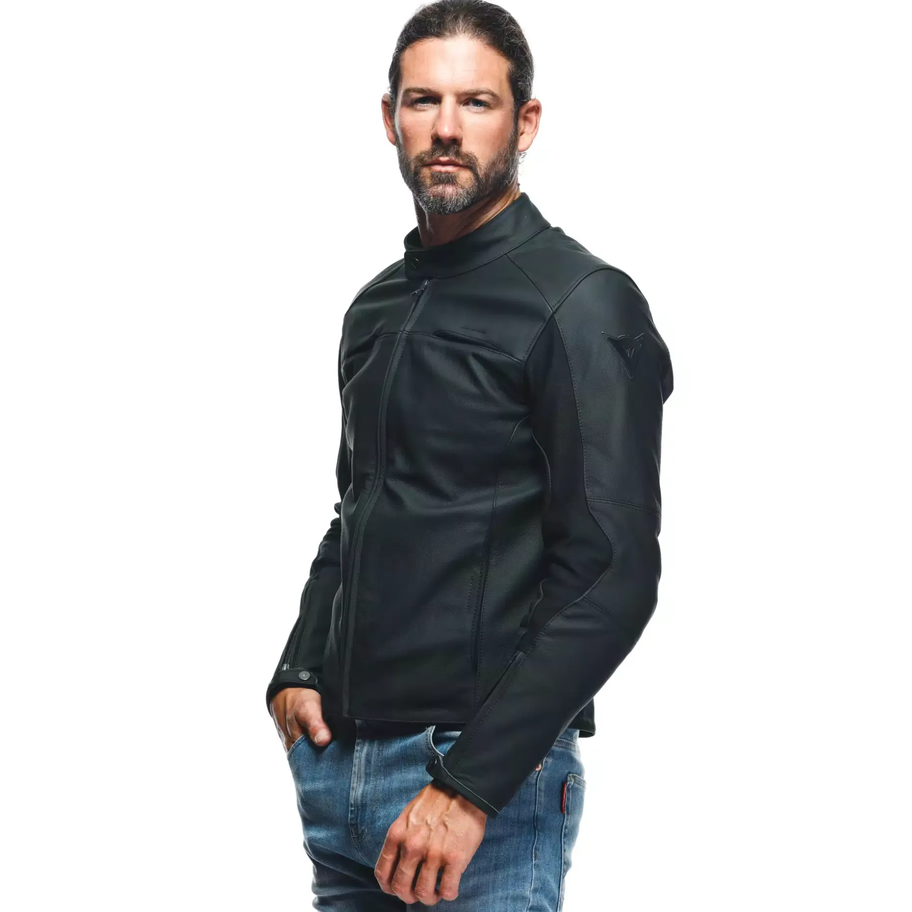 RAZON 2 CHAQUETA DE CUERO MOTO HOMBRE