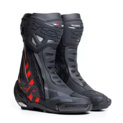 RT-RACE BOTAS MOTO HOMBRE - NEGRO/ROJO