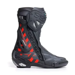 RT-RACE BOTAS MOTO HOMBRE - NEGRO/ROJO
