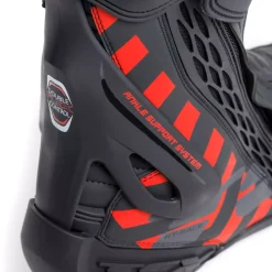 RT-RACE BOTAS MOTO HOMBRE - NEGRO/ROJO