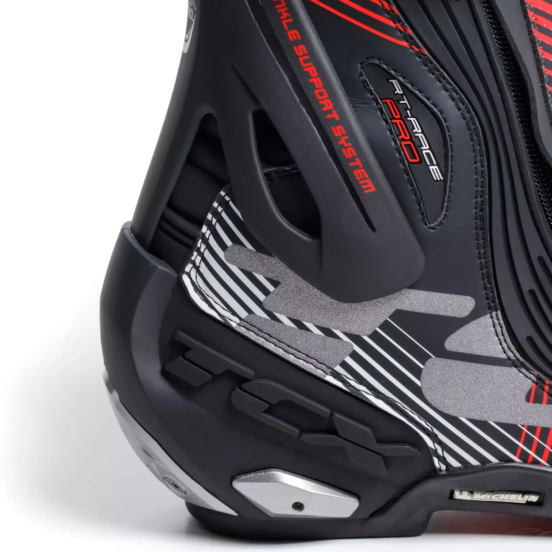 RT-RACE PRO AIR BOTAS MOTO RACING HOMBRE - NEGRO/ROJO/BLANCO