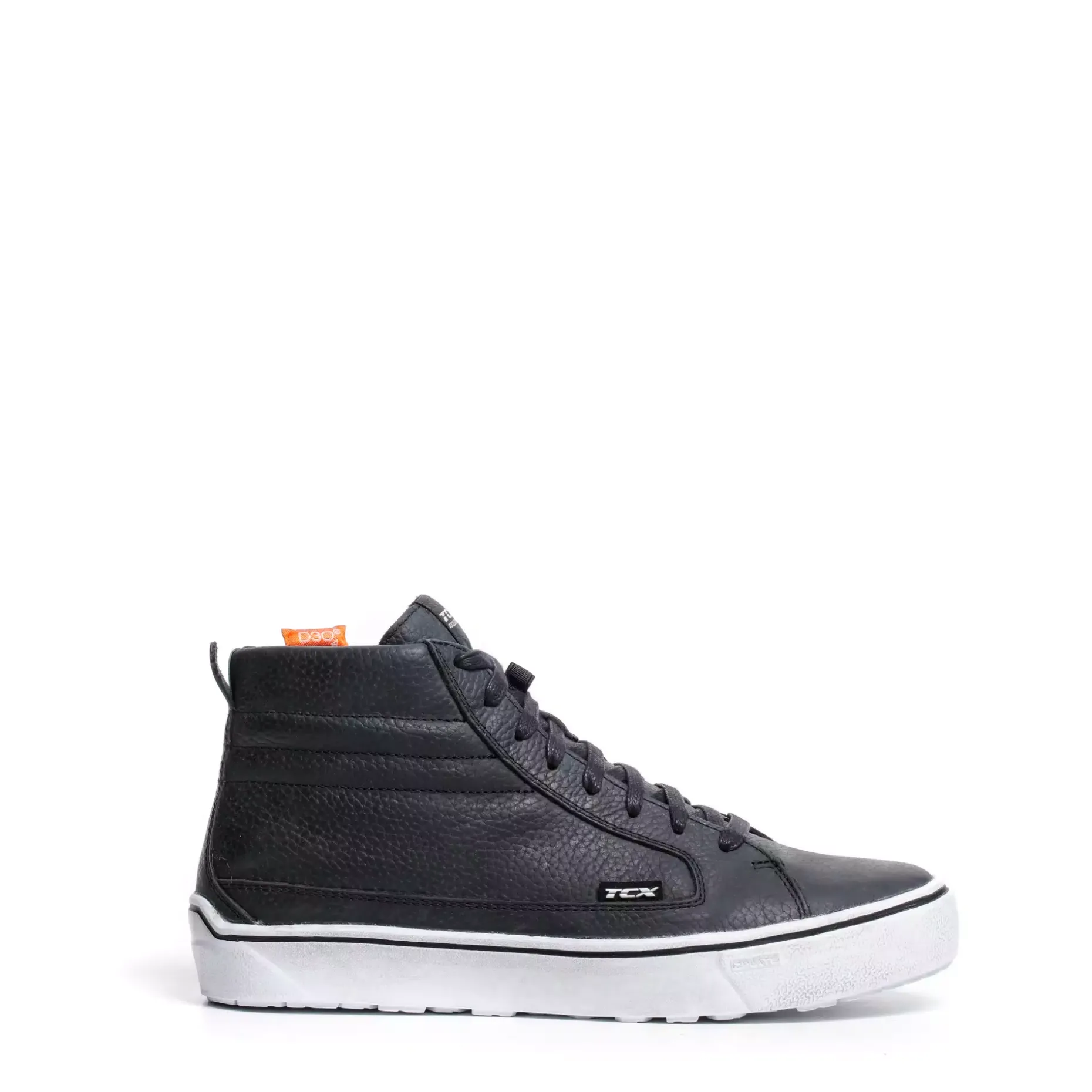 STREET 3 WP ZAPATO MOTO IMPERMEABLE HOMBRE - NEGRO/NEGRO/BLANCO