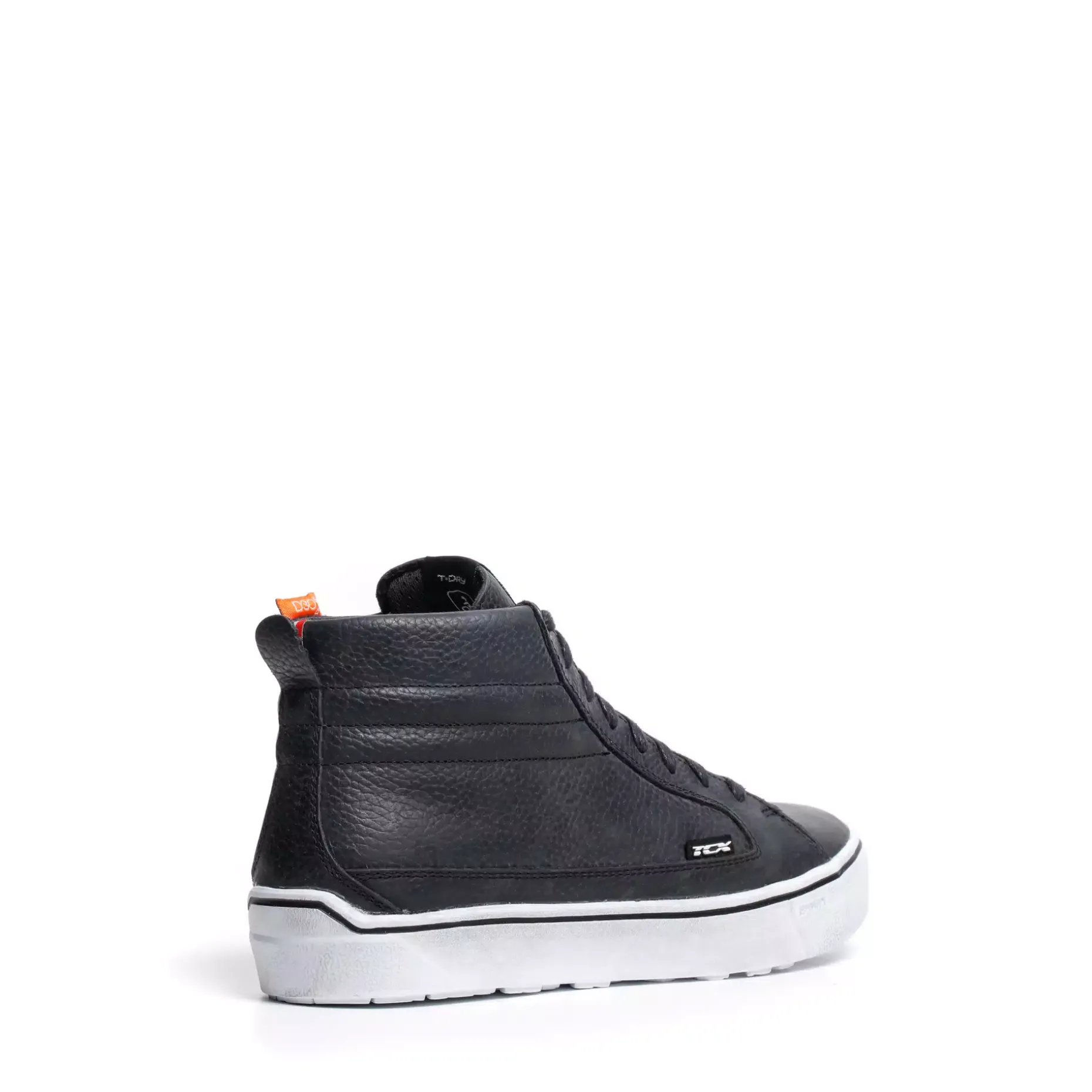 STREET 3 WP ZAPATO MOTO IMPERMEABLE HOMBRE - NEGRO/NEGRO/BLANCO