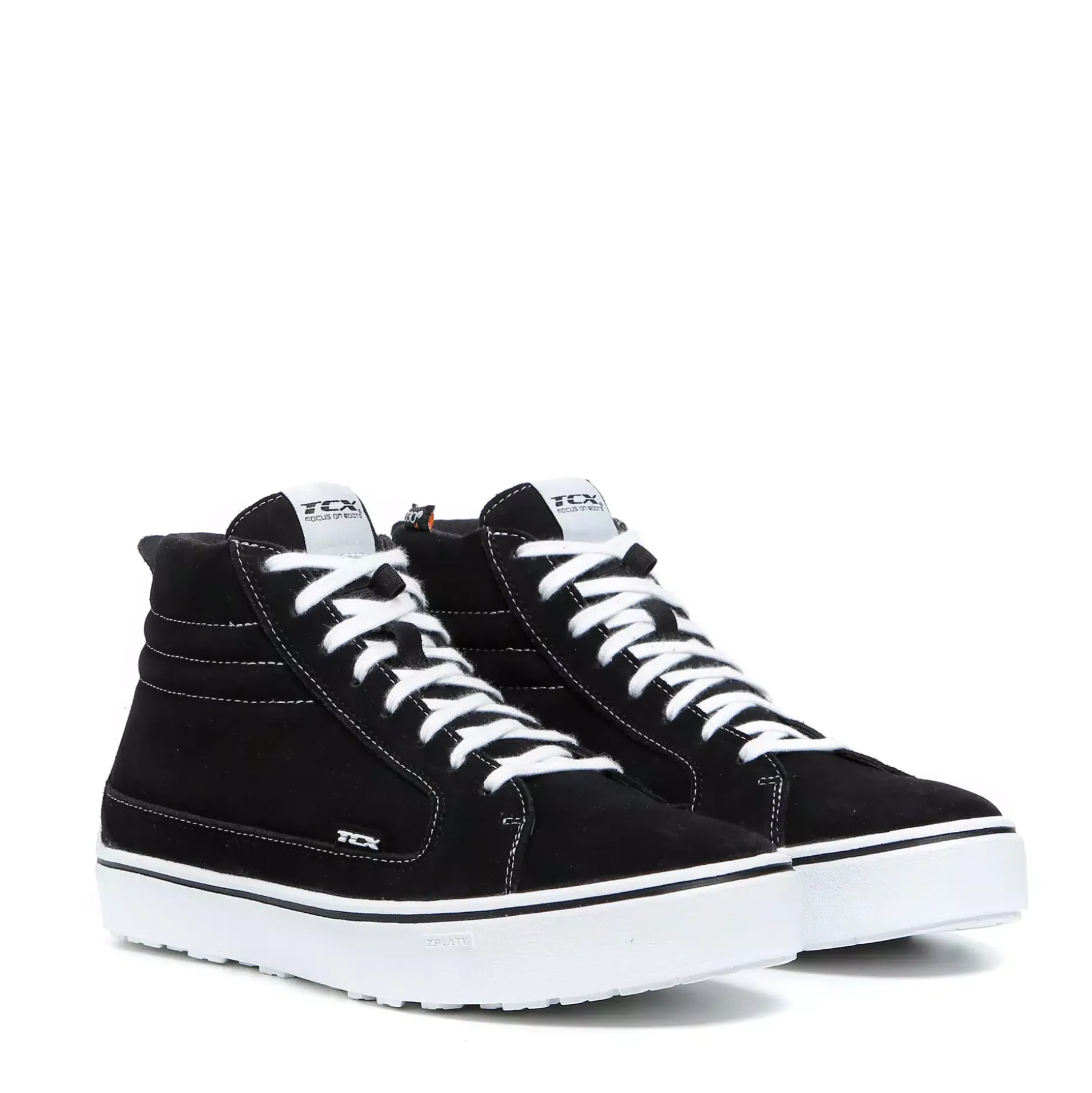 STREET 3 WP ZAPATO MOTO IMPERMEABLE HOMBRE - NEGRO/BLANCO