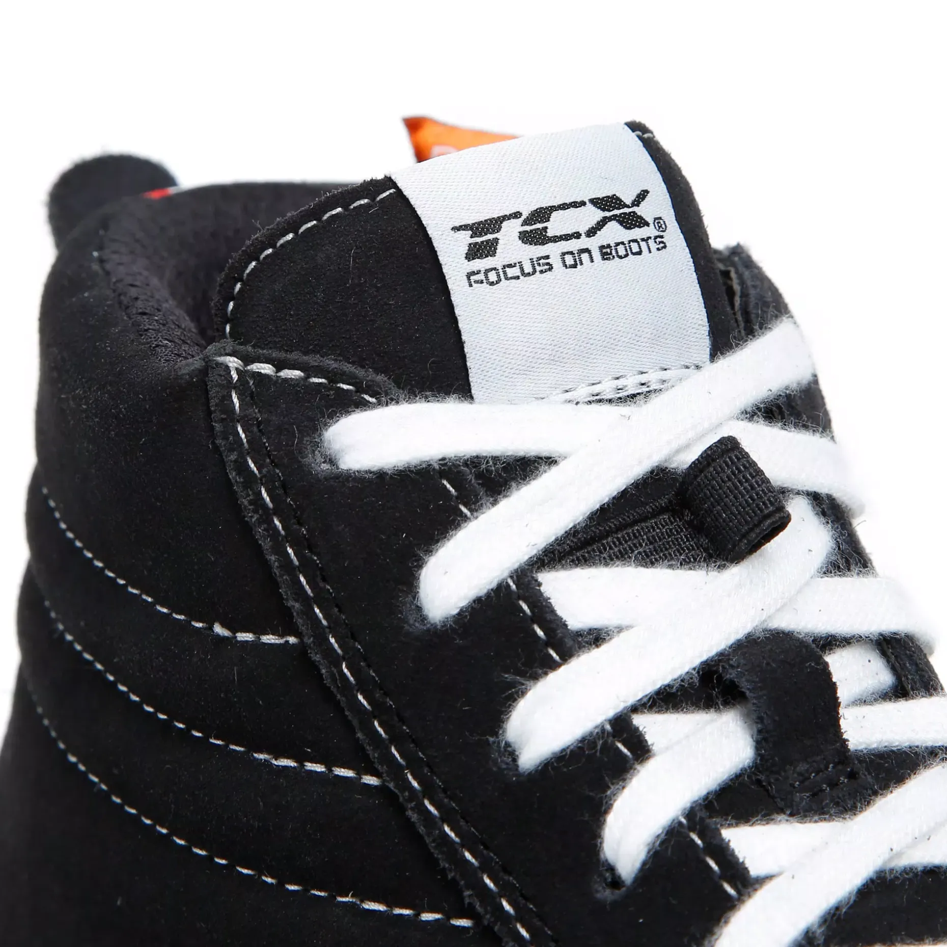 STREET 3 WP ZAPATO MOTO IMPERMEABLE HOMBRE - NEGRO/BLANCO