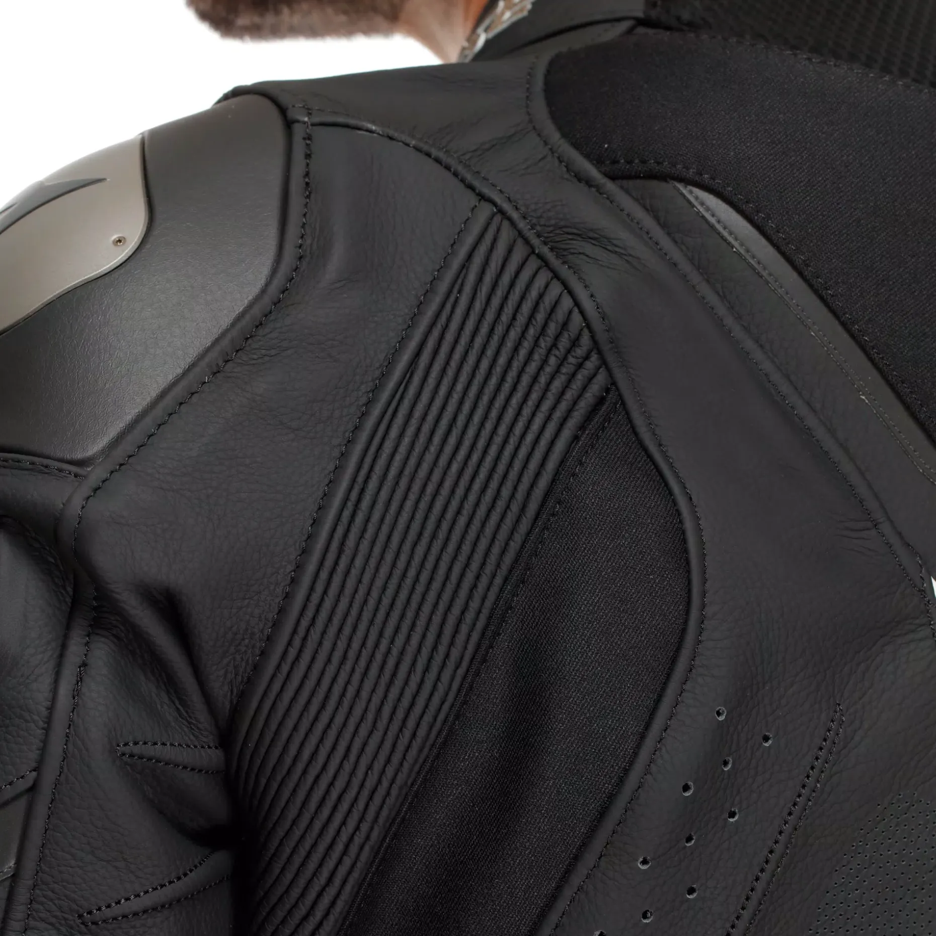 SUPER SPEED 4 - CHAQUETA DE MOTO DE CUERO PERFORADO HOMBRE