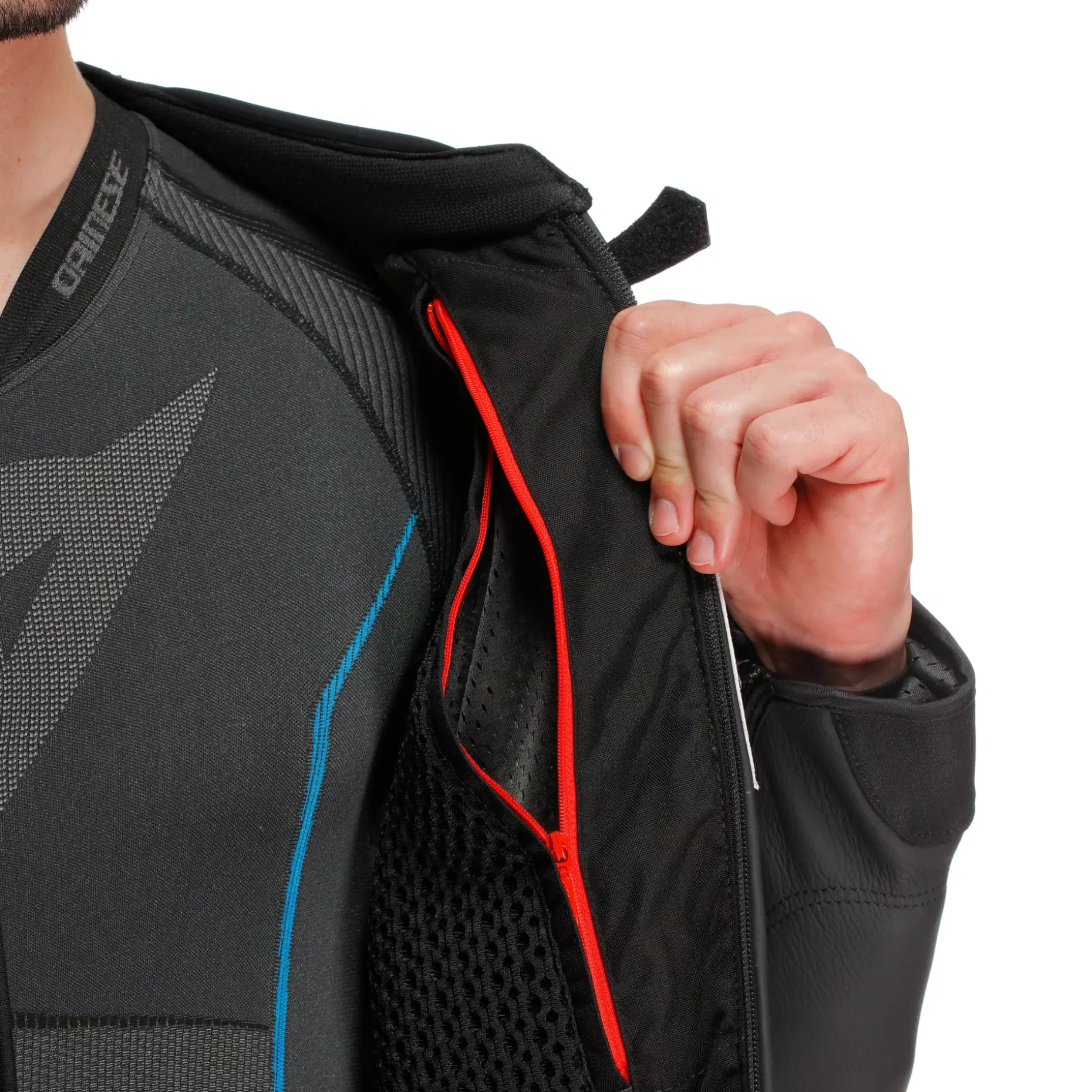 SUPER SPEED 4 - CHAQUETA DE MOTO DE CUERO PERFORADO HOMBRE