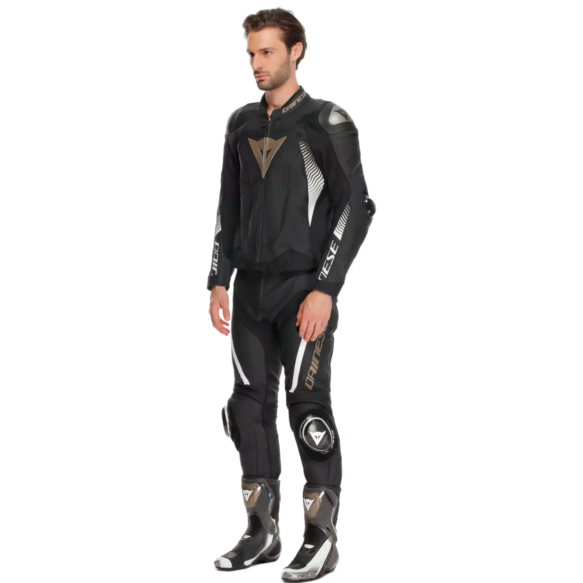 SUPER SPEED 4 - CHAQUETA DE MOTO DE CUERO PERFORADO HOMBRE