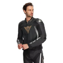 SUPER SPEED 4 - CHAQUETA DE MOTO DE CUERO PERFORADO HOMBRE