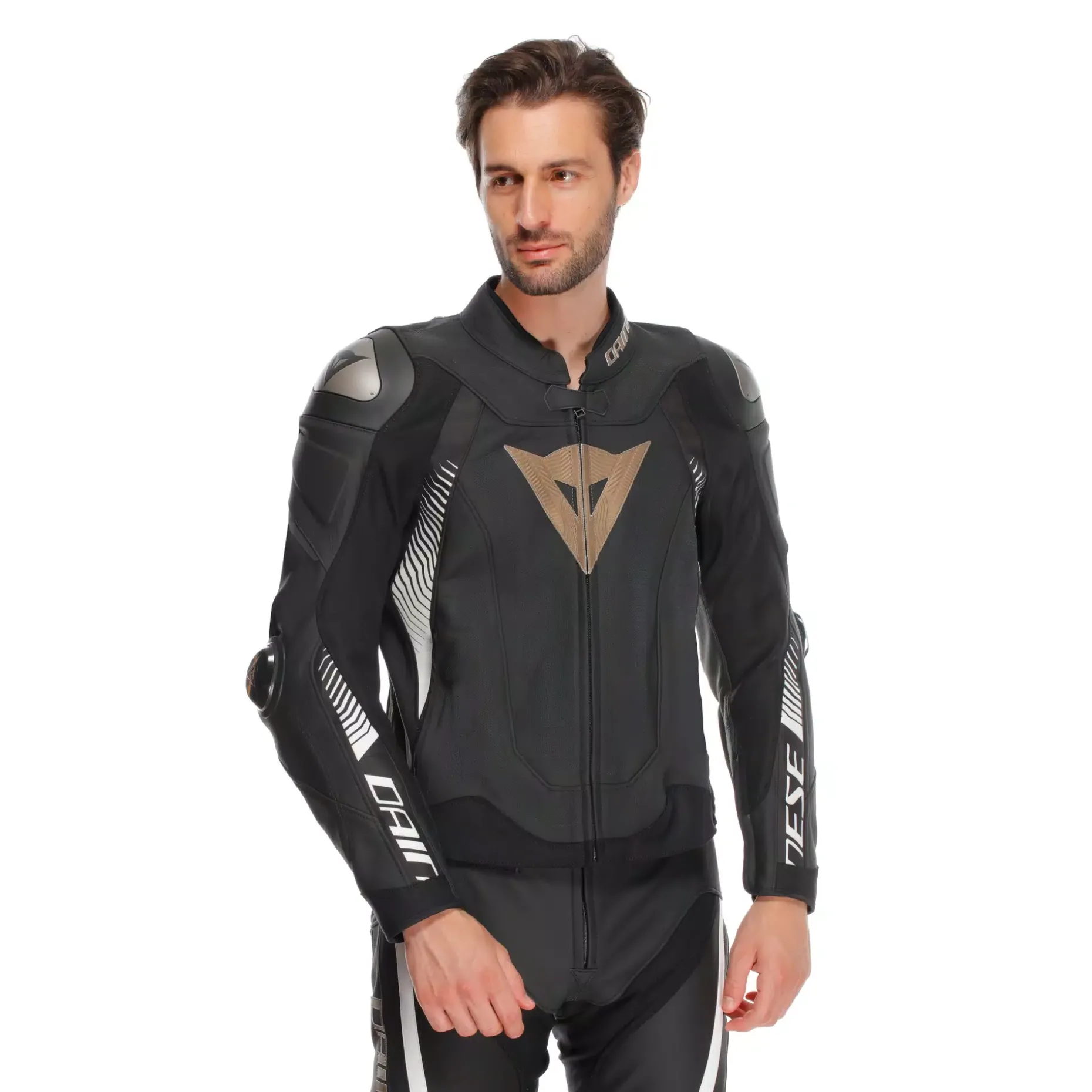SUPER SPEED 4 - CHAQUETA DE MOTO DE CUERO PERFORADO HOMBRE