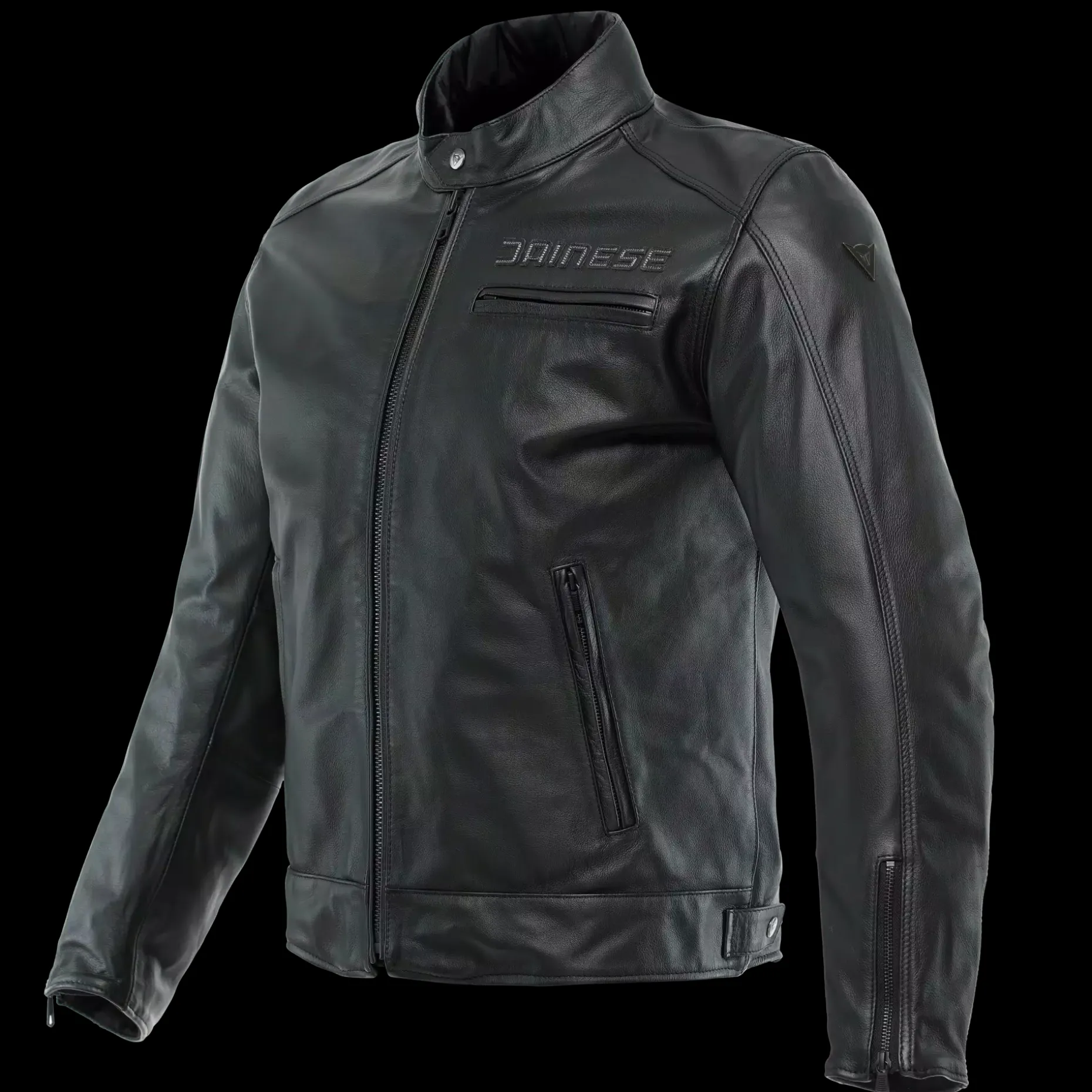 ZAURAX CHAQUETA DE CUERO MOTO HOMBRE