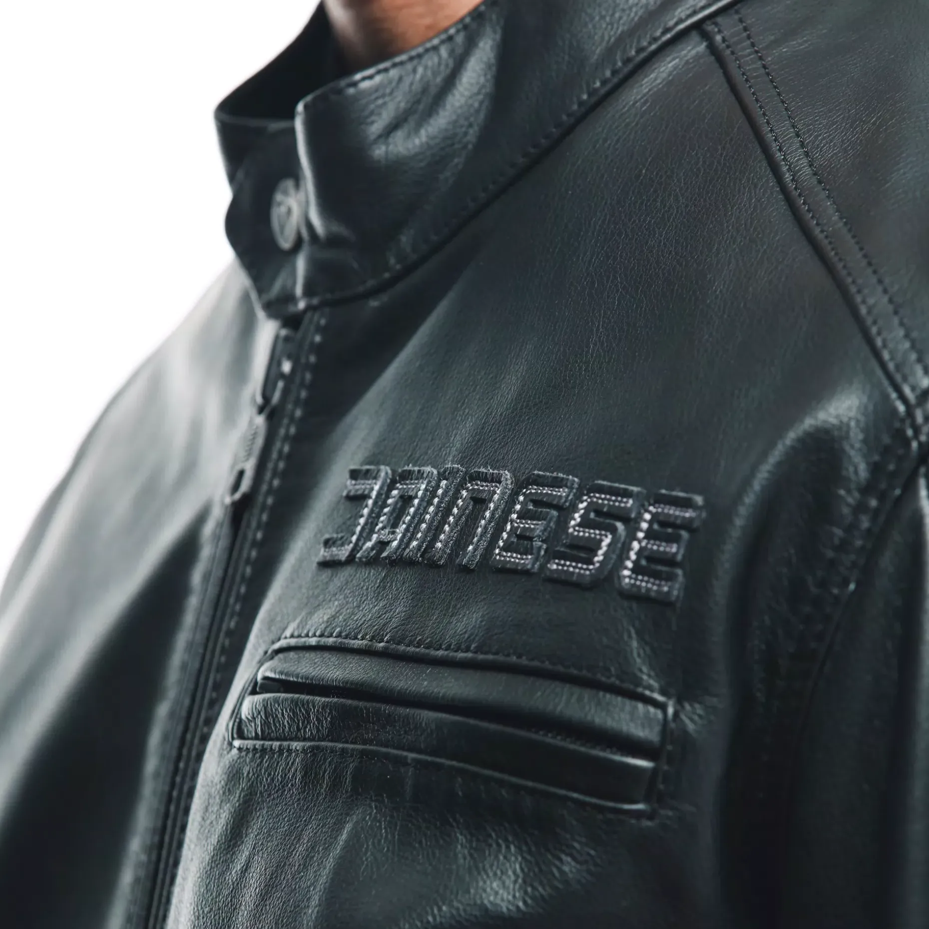 ZAURAX CHAQUETA DE CUERO MOTO HOMBRE