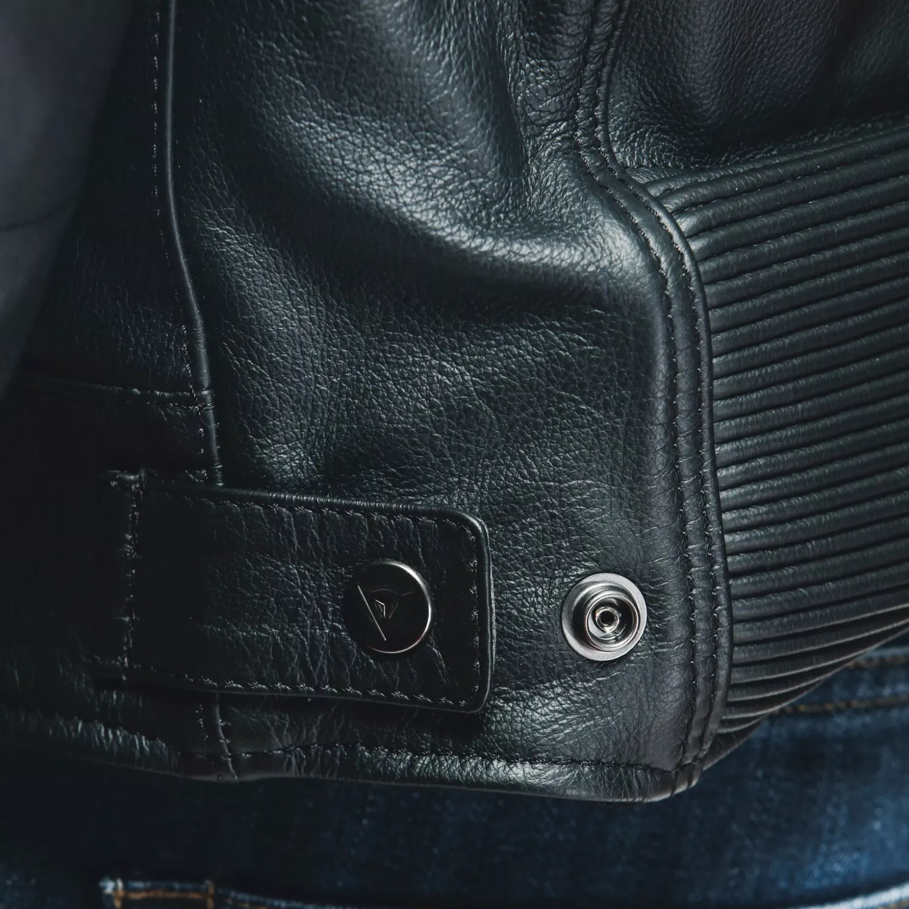 ZAURAX CHAQUETA DE CUERO MOTO HOMBRE