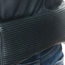 ZAURAX CHAQUETA DE CUERO MOTO HOMBRE