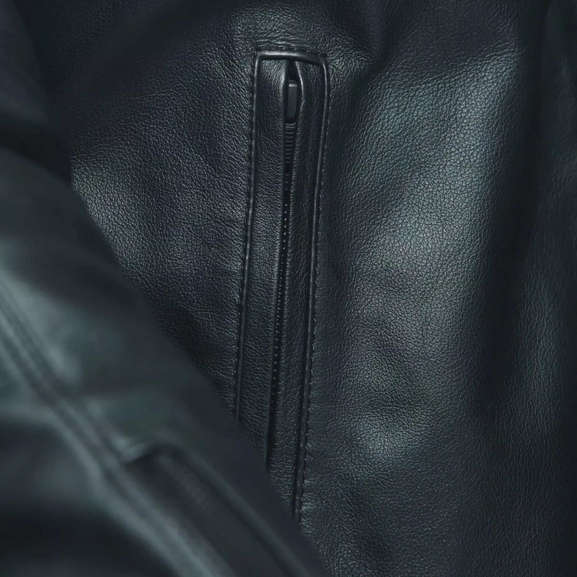 ZAURAX CHAQUETA DE CUERO MOTO HOMBRE